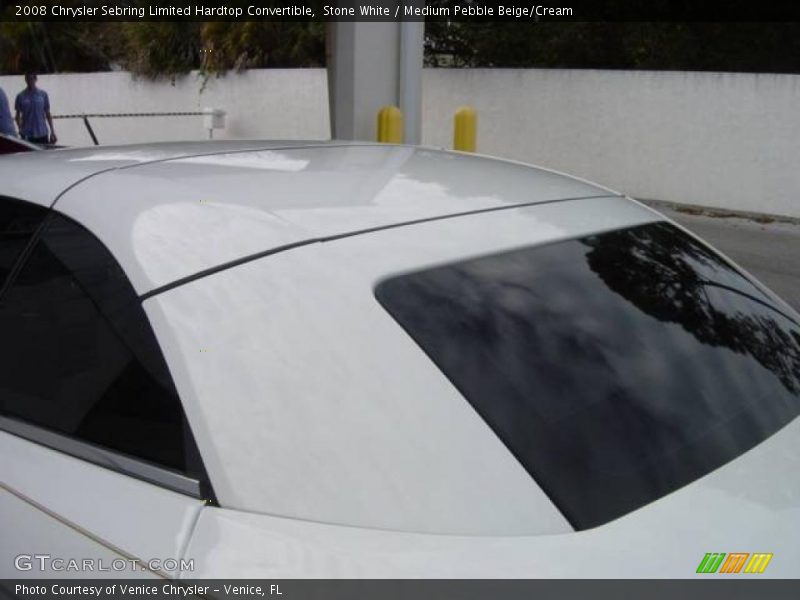 Stone White / Medium Pebble Beige/Cream 2008 Chrysler Sebring Limited Hardtop Convertible