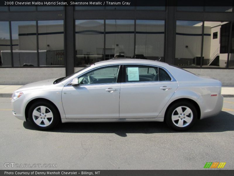  2008 Malibu Hybrid Sedan Silverstone Metallic