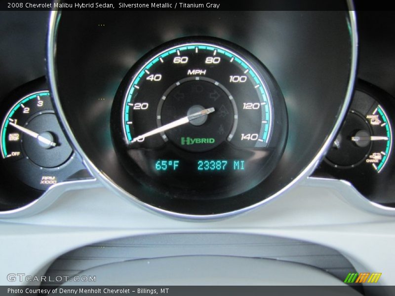  2008 Malibu Hybrid Sedan Hybrid Sedan Gauges