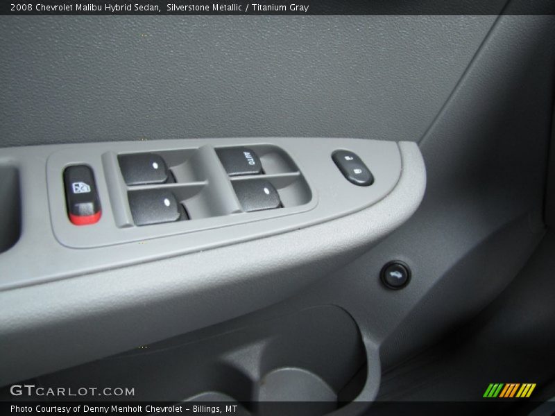Silverstone Metallic / Titanium Gray 2008 Chevrolet Malibu Hybrid Sedan