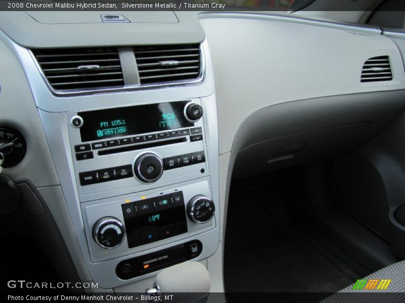 Silverstone Metallic / Titanium Gray 2008 Chevrolet Malibu Hybrid Sedan