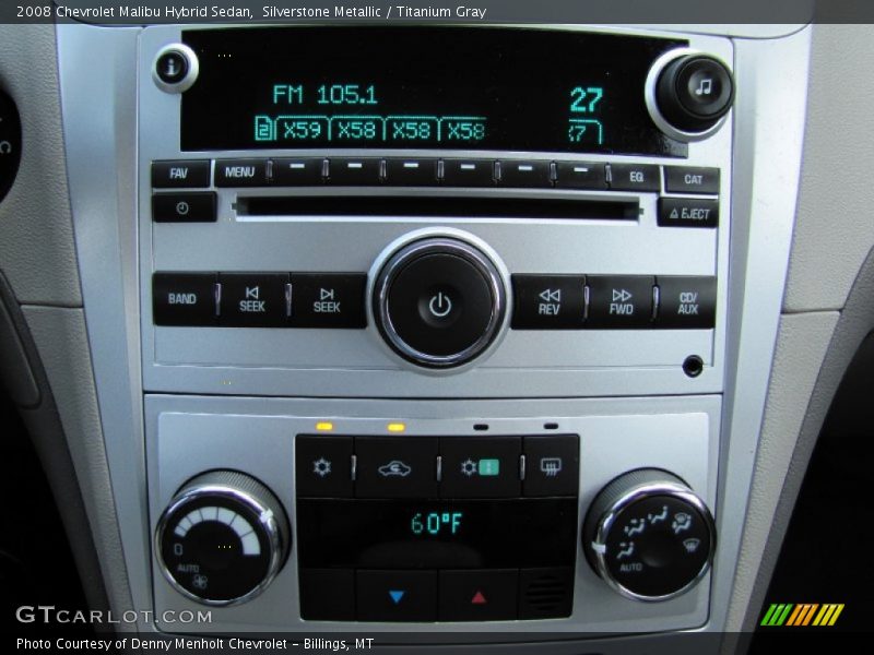 Audio System of 2008 Malibu Hybrid Sedan