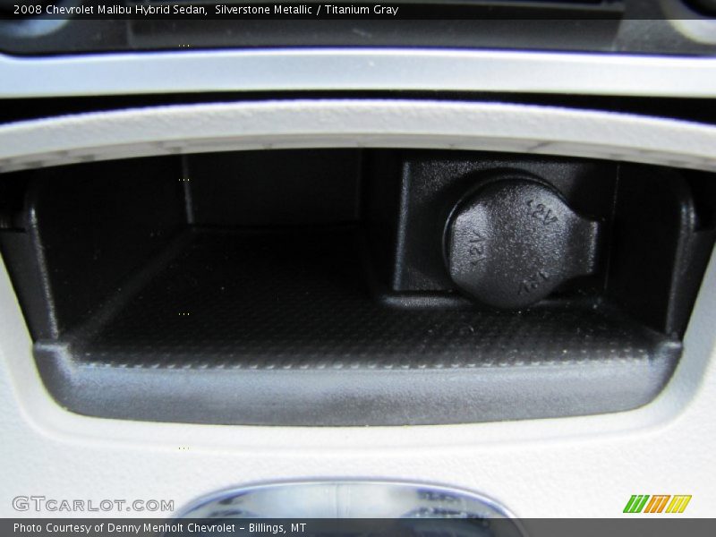 Silverstone Metallic / Titanium Gray 2008 Chevrolet Malibu Hybrid Sedan