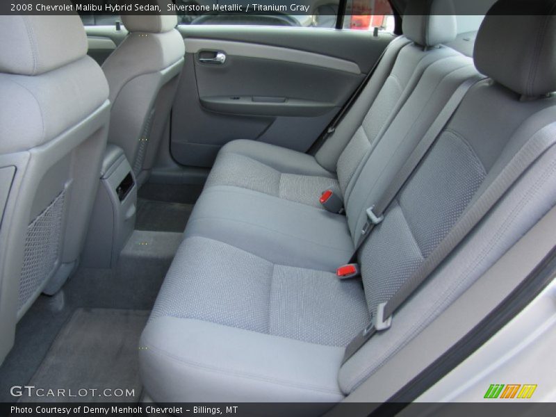  2008 Malibu Hybrid Sedan Titanium Gray Interior