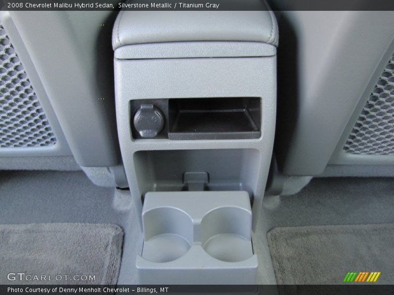 Silverstone Metallic / Titanium Gray 2008 Chevrolet Malibu Hybrid Sedan
