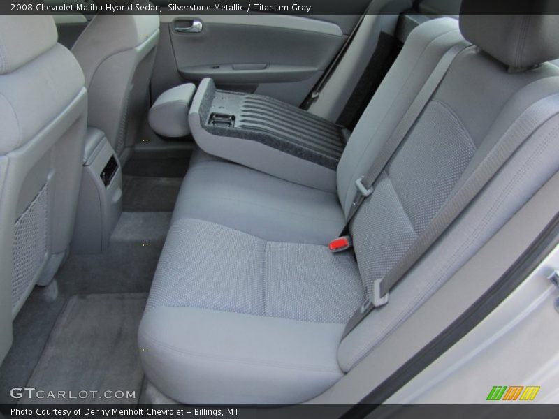 Silverstone Metallic / Titanium Gray 2008 Chevrolet Malibu Hybrid Sedan
