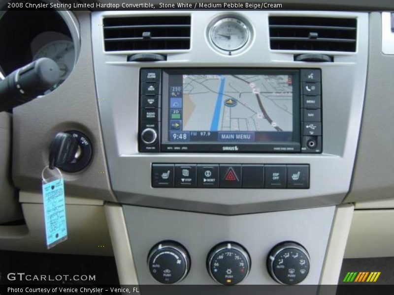 Stone White / Medium Pebble Beige/Cream 2008 Chrysler Sebring Limited Hardtop Convertible