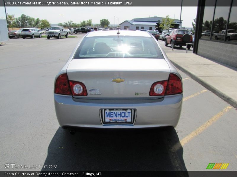 Silverstone Metallic / Titanium Gray 2008 Chevrolet Malibu Hybrid Sedan