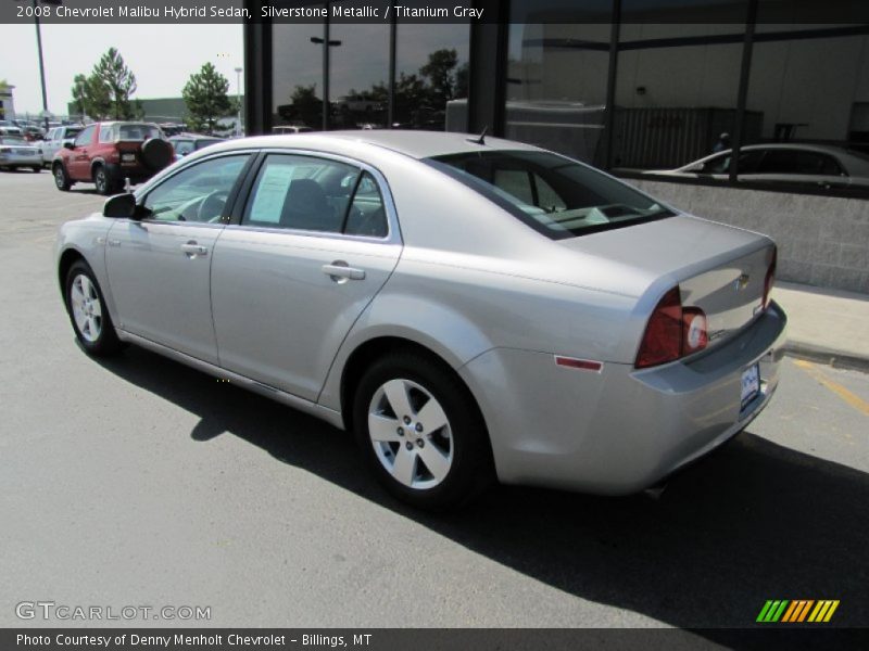 Silverstone Metallic / Titanium Gray 2008 Chevrolet Malibu Hybrid Sedan