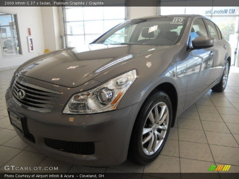 Platinum Graphite / Graphite 2009 Infiniti G 37 x Sedan