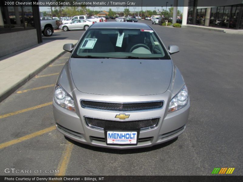 Silverstone Metallic / Titanium Gray 2008 Chevrolet Malibu Hybrid Sedan