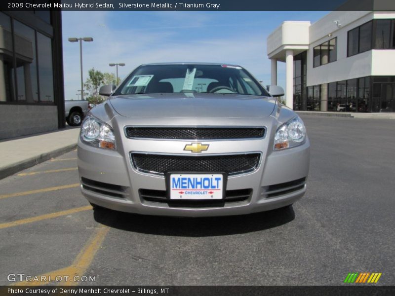 Silverstone Metallic / Titanium Gray 2008 Chevrolet Malibu Hybrid Sedan