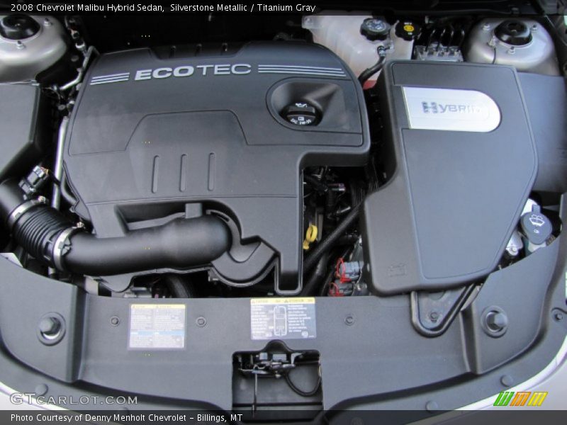  2008 Malibu Hybrid Sedan Engine - 2.4 Liter H DOHC 16-Valve VVT Ecotec 4 Cylinder Gasoline/Electric Hybrid
