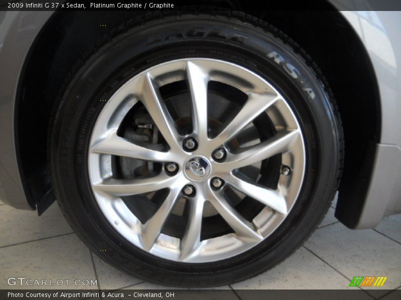 Platinum Graphite / Graphite 2009 Infiniti G 37 x Sedan