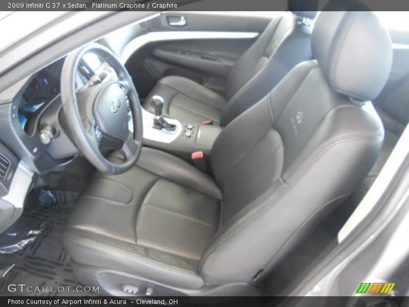 Platinum Graphite / Graphite 2009 Infiniti G 37 x Sedan
