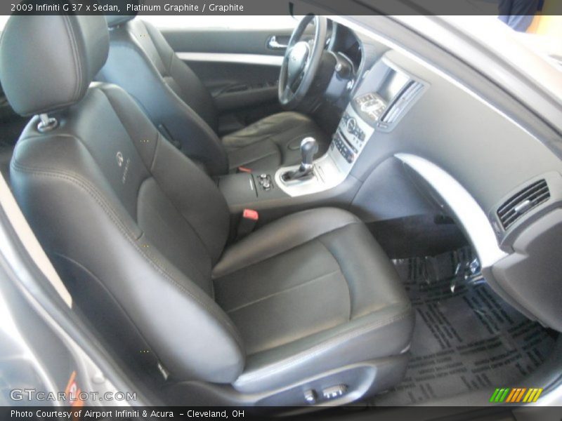 Platinum Graphite / Graphite 2009 Infiniti G 37 x Sedan