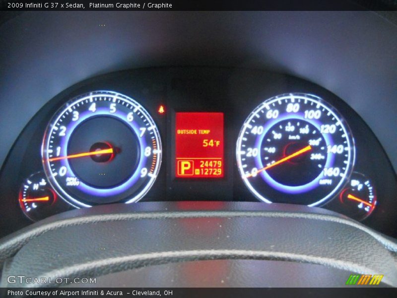 Platinum Graphite / Graphite 2009 Infiniti G 37 x Sedan