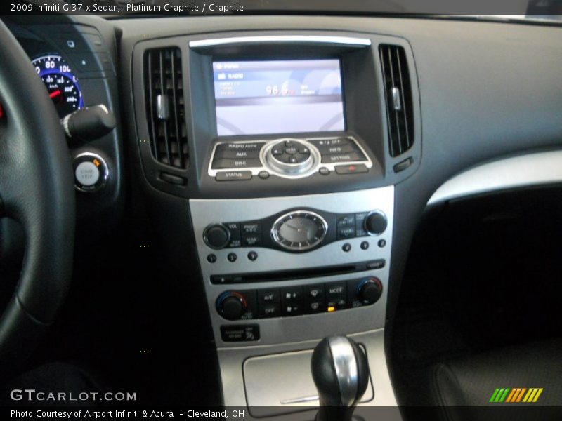 Platinum Graphite / Graphite 2009 Infiniti G 37 x Sedan