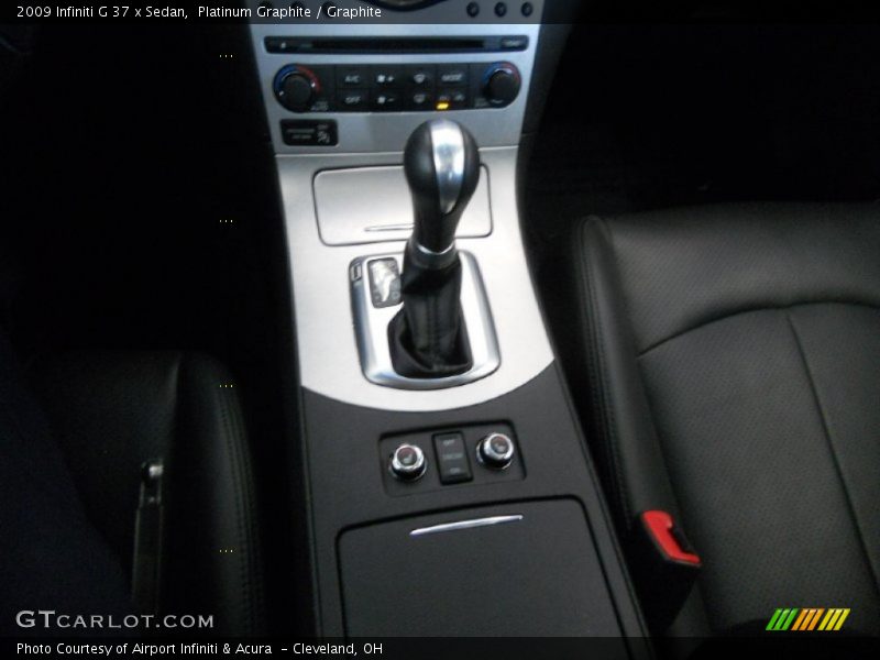 Platinum Graphite / Graphite 2009 Infiniti G 37 x Sedan