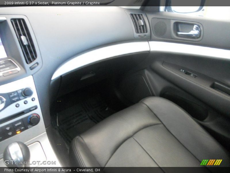 Platinum Graphite / Graphite 2009 Infiniti G 37 x Sedan