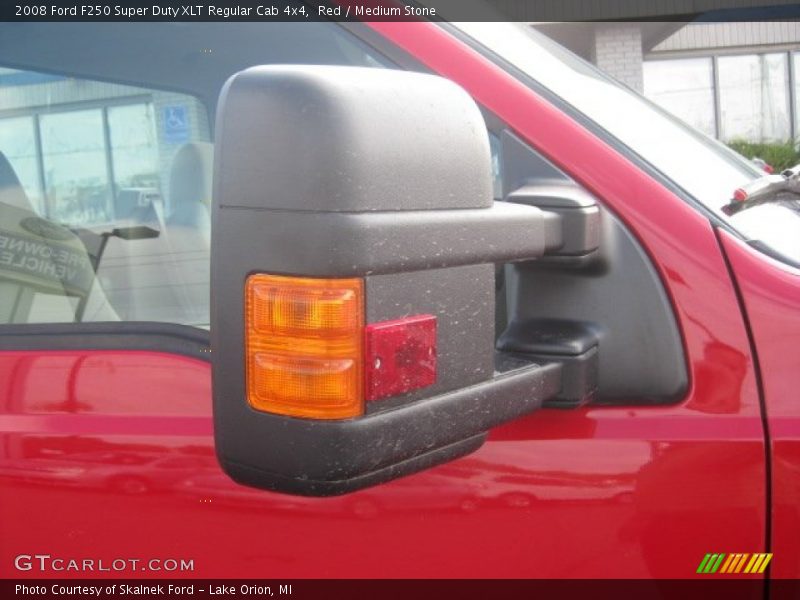 Red / Medium Stone 2008 Ford F250 Super Duty XLT Regular Cab 4x4