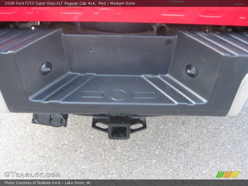Red / Medium Stone 2008 Ford F250 Super Duty XLT Regular Cab 4x4