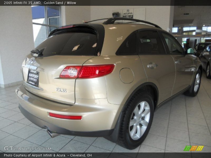 Golden Sand / Willow 2005 Infiniti FX 35 AWD