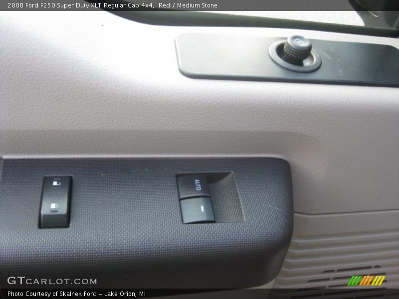Red / Medium Stone 2008 Ford F250 Super Duty XLT Regular Cab 4x4