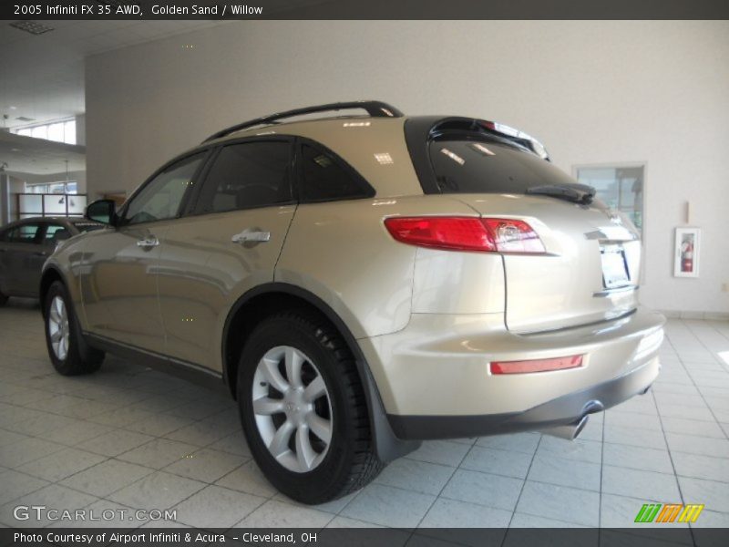 Golden Sand / Willow 2005 Infiniti FX 35 AWD