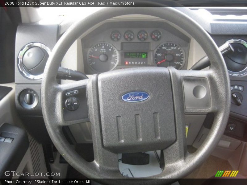  2008 F250 Super Duty XLT Regular Cab 4x4 Steering Wheel