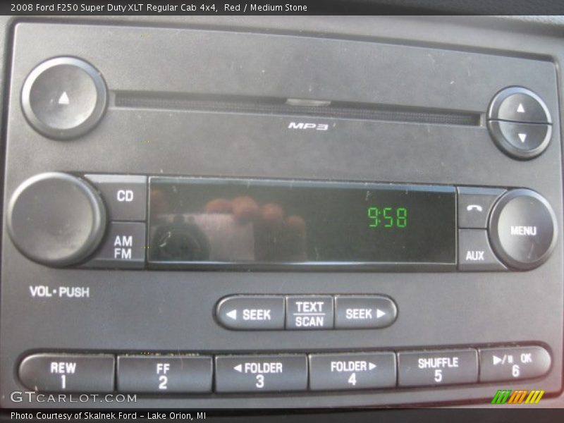 Audio System of 2008 F250 Super Duty XLT Regular Cab 4x4