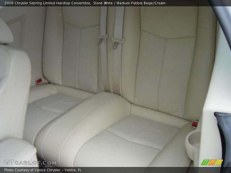 Stone White / Medium Pebble Beige/Cream 2008 Chrysler Sebring Limited Hardtop Convertible