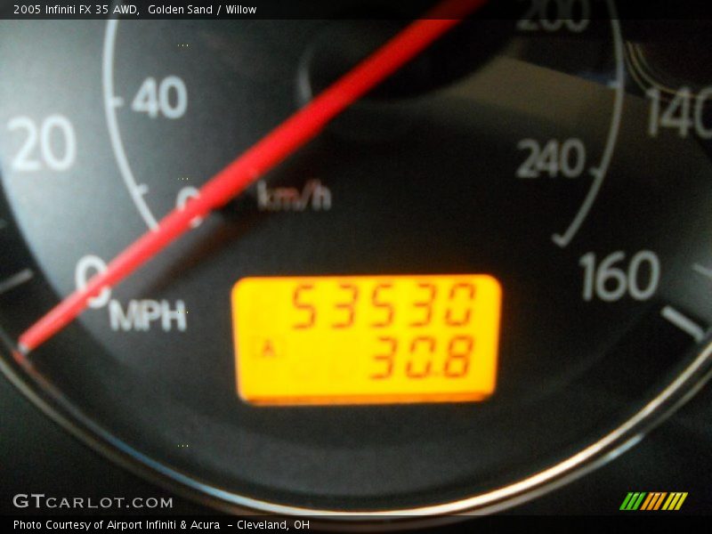 Golden Sand / Willow 2005 Infiniti FX 35 AWD
