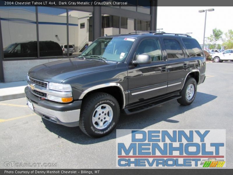 Dark Gray Metallic / Gray/Dark Charcoal 2004 Chevrolet Tahoe LT 4x4