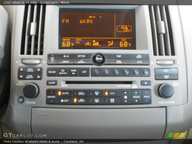 Golden Sand / Willow 2005 Infiniti FX 35 AWD