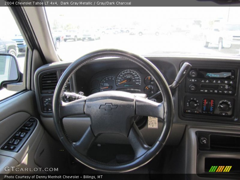 Dark Gray Metallic / Gray/Dark Charcoal 2004 Chevrolet Tahoe LT 4x4