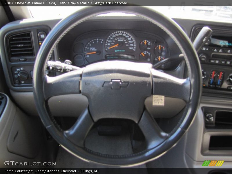 Dark Gray Metallic / Gray/Dark Charcoal 2004 Chevrolet Tahoe LT 4x4