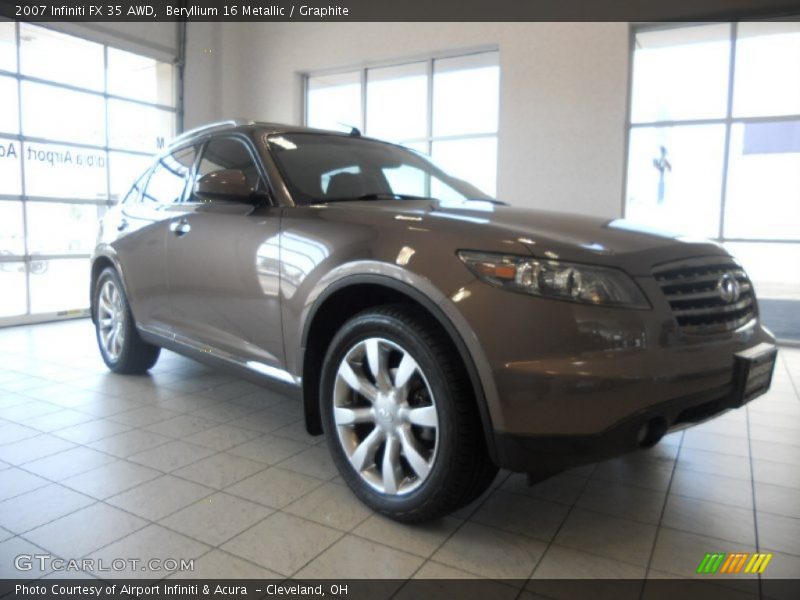 Beryllium 16 Metallic / Graphite 2007 Infiniti FX 35 AWD