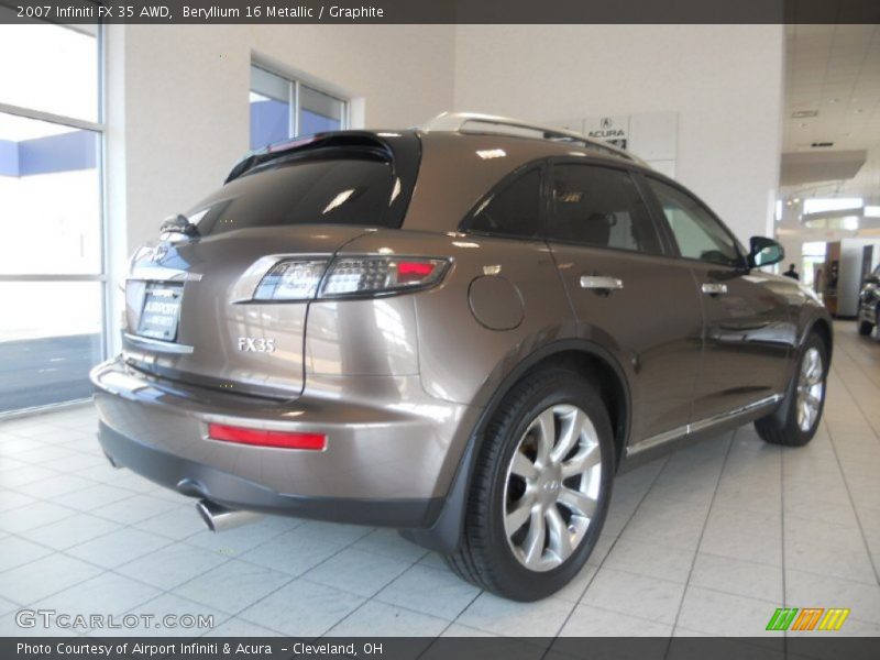 Beryllium 16 Metallic / Graphite 2007 Infiniti FX 35 AWD