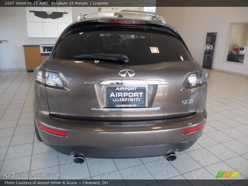 Beryllium 16 Metallic / Graphite 2007 Infiniti FX 35 AWD