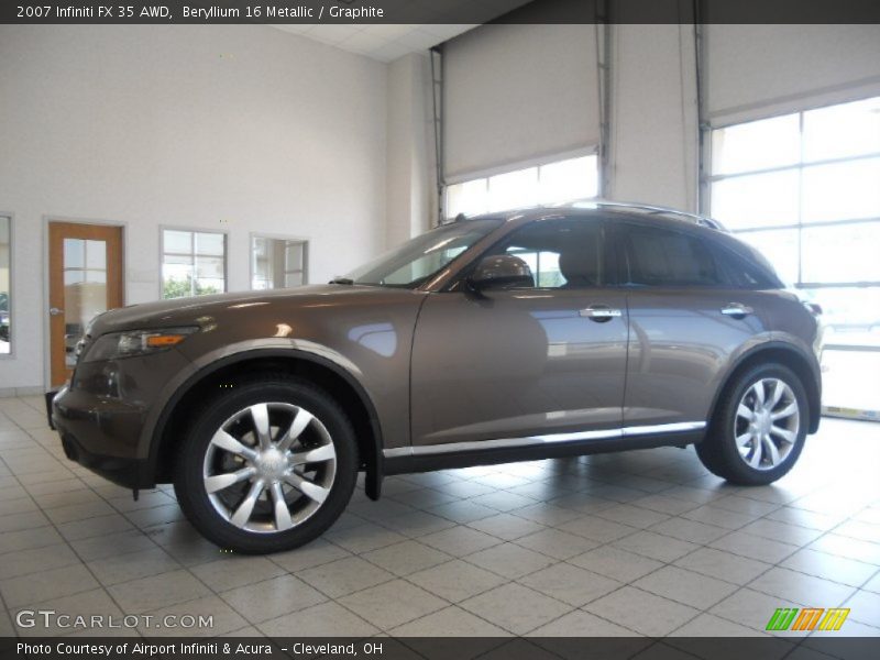 Beryllium 16 Metallic / Graphite 2007 Infiniti FX 35 AWD
