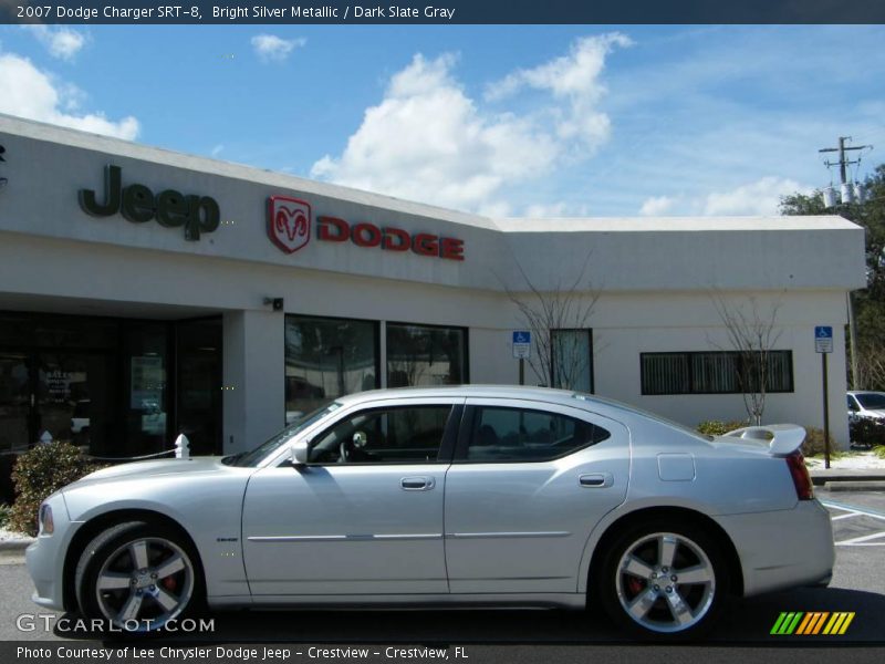 Bright Silver Metallic / Dark Slate Gray 2007 Dodge Charger SRT-8