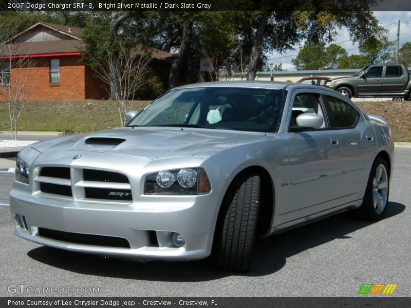 Bright Silver Metallic / Dark Slate Gray 2007 Dodge Charger SRT-8