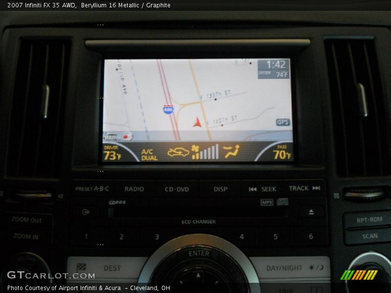 Beryllium 16 Metallic / Graphite 2007 Infiniti FX 35 AWD