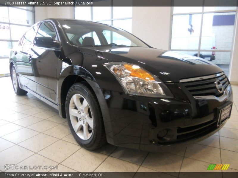 Super Black / Charcoal 2008 Nissan Altima 3.5 SE