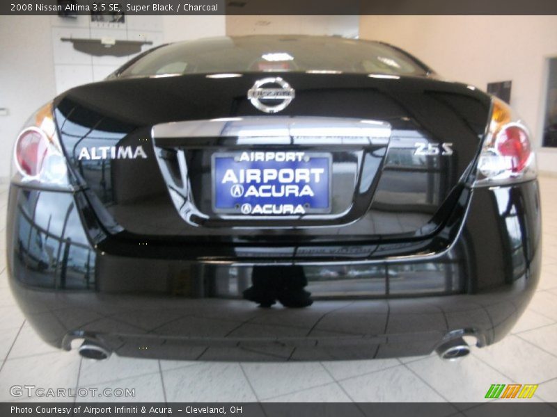 Super Black / Charcoal 2008 Nissan Altima 3.5 SE