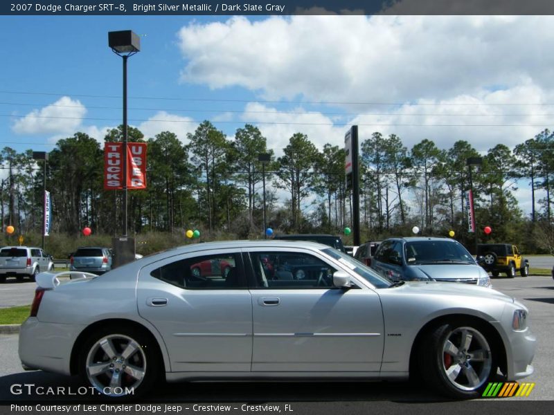 Bright Silver Metallic / Dark Slate Gray 2007 Dodge Charger SRT-8