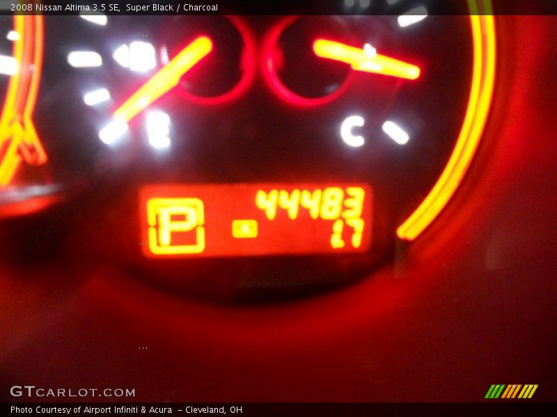 Super Black / Charcoal 2008 Nissan Altima 3.5 SE