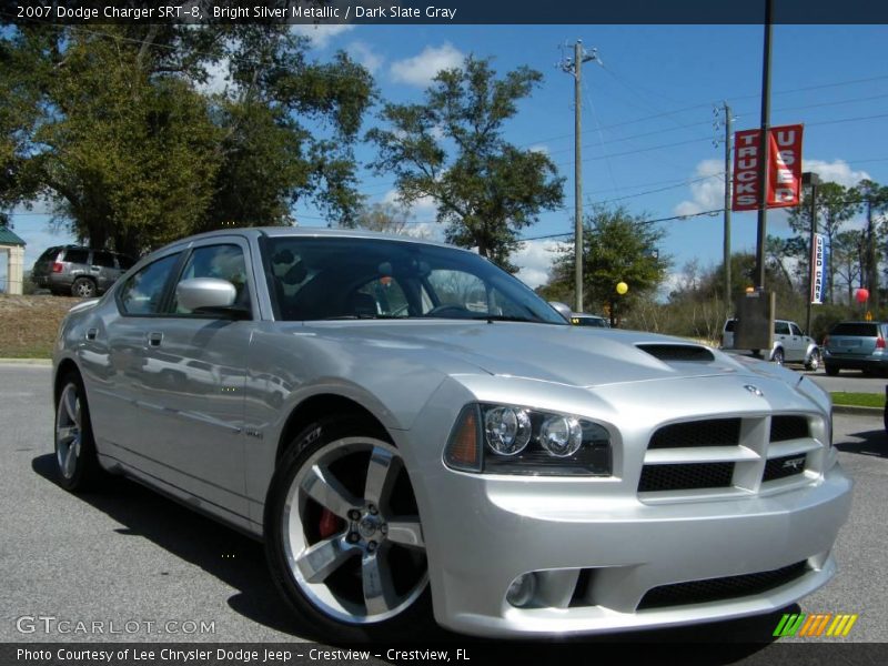 Bright Silver Metallic / Dark Slate Gray 2007 Dodge Charger SRT-8