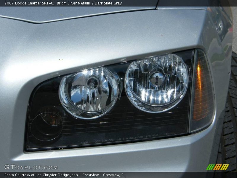 Bright Silver Metallic / Dark Slate Gray 2007 Dodge Charger SRT-8
